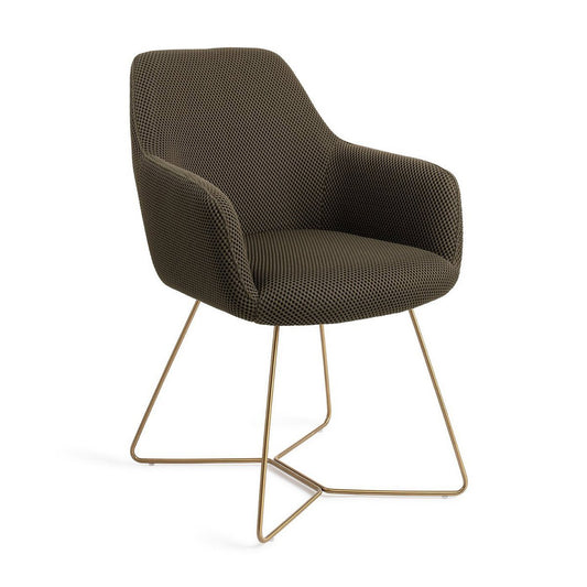 Jesper Home Hiroo Esszimmerstuhl Beehive Gold