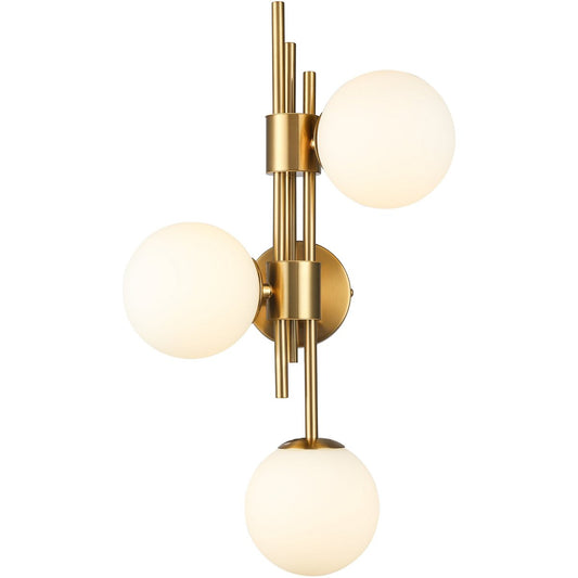 Ann Wall Lamp White Gold