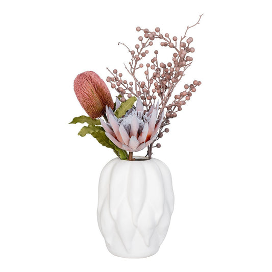 Vase - Vase, Keramik, beige