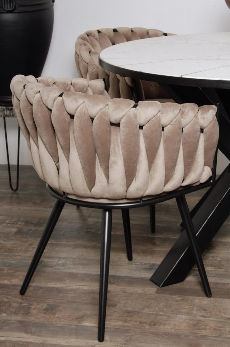 Wave Stuhl sandweiß (2er Set)