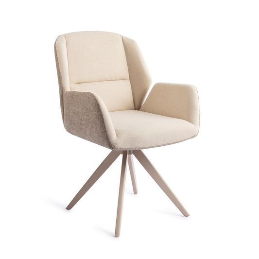 Jesper Home Myoko Esszimmerstuhl Turn Beige
