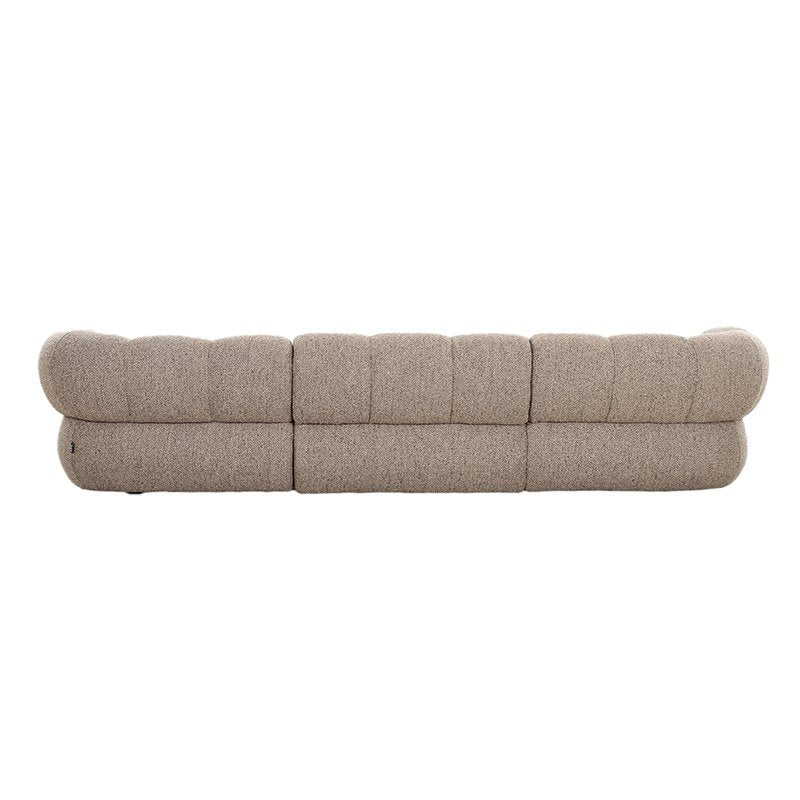 Sofa New York 4-Sitzer (Lounge rechts) Sand Boucle