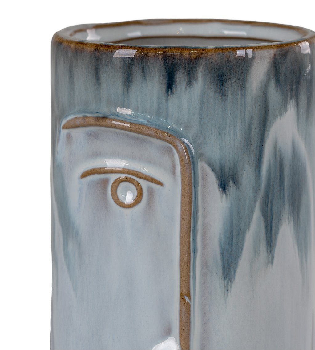 Vase - 2-farbig blau